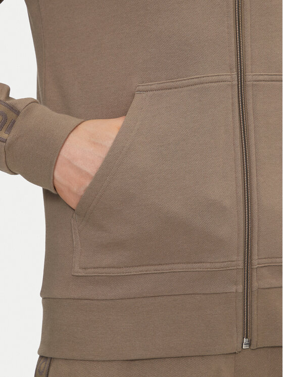 HUGO HUGO Majica dugih rukava Liam 50540933 Bež Regular Fit
