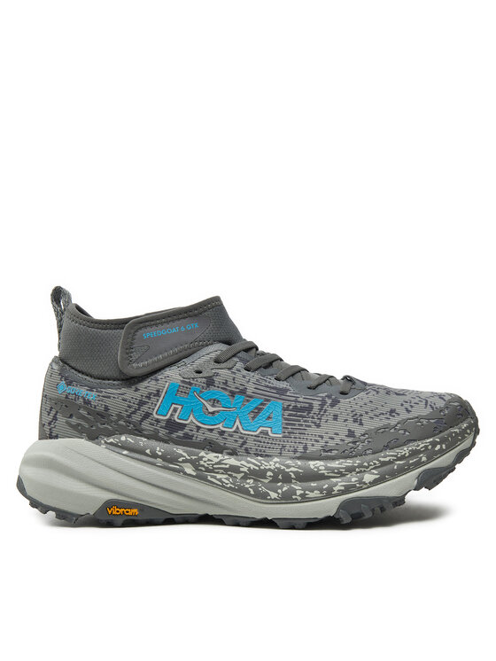 Hoka Męskie Buty do biegania, rozmiar 44 2/3, Szare, Speedgoat 6 Mid GTX GORE-TEX 1155152