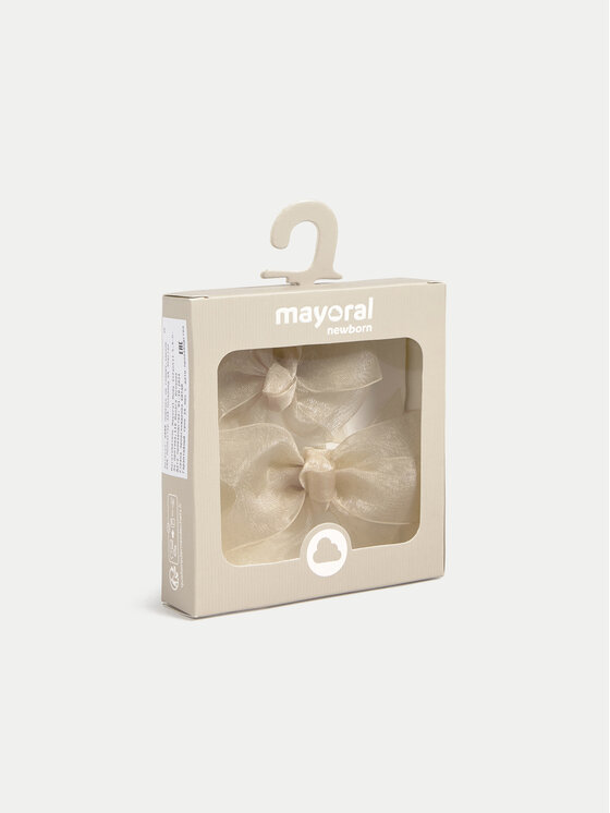 Mayoral Mayoral Set cerchietto e fermaglio per capelli 9888 Oro