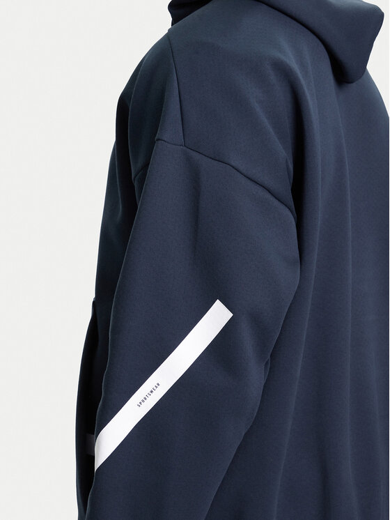 adidas adidas Majica dugih rukava Z.N.E. JW4729 Tamnoplava Loose Fit