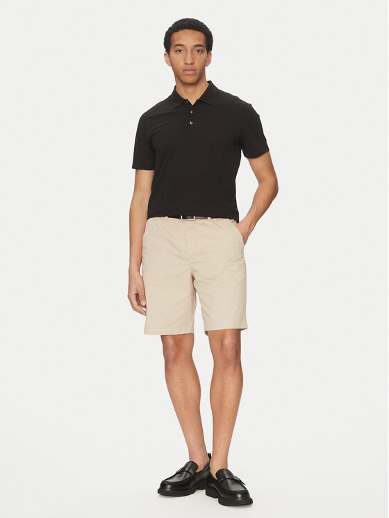 Calvin Klein Jeans Calvin Klein Jeans Шорти от плат LV040EM618 Бежов Regular Fit