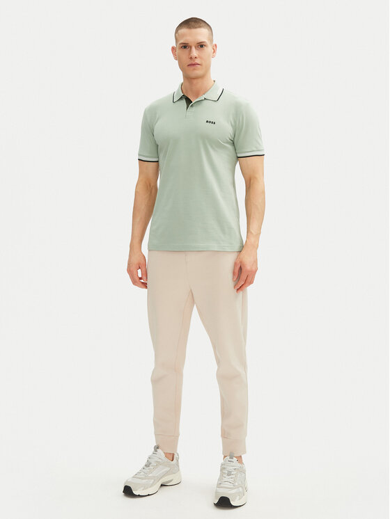 BOSS BOSS Polo Paul 50506193 Zelena Slim Fit