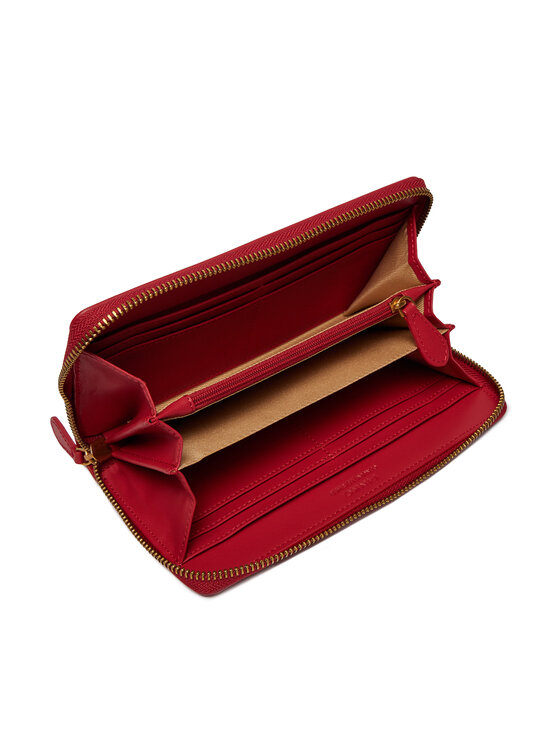 PINKO Pinko Голям дамски портфейл Ryder Zip Around PE 24 PCPL 100250 A0F1 Червен