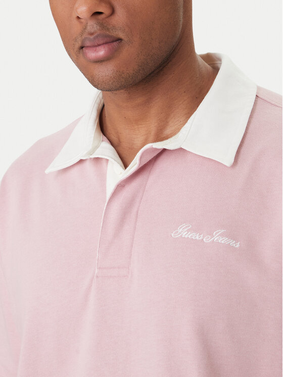 Guess Jeans Guess Jeans Poloshirt M6GP13 KCYM1 Rosa Oversize