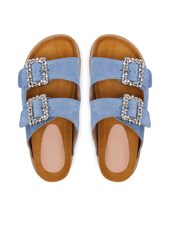 Pollini Pollini Šľapky SA28373G0MTF0712 Modrá