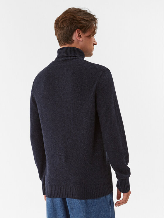 United Colors Of Benetton United Colors Of Benetton Rollkragenpullover 1235U2522 Dunkelblau Regular Fit