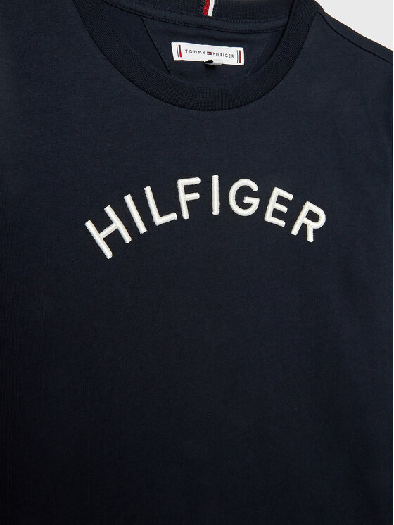 Tommy Hilfiger Tommy Hilfiger Póló Arched KS0KS00401 D Sötétkék Regular Fit