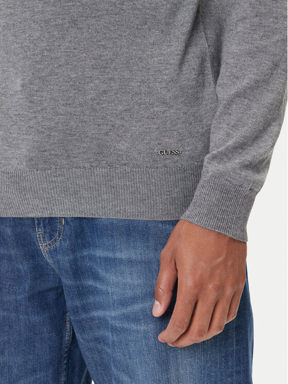 Guess Guess Rollkragenpullover M5BR09 Z0432 Grau Regular Fit