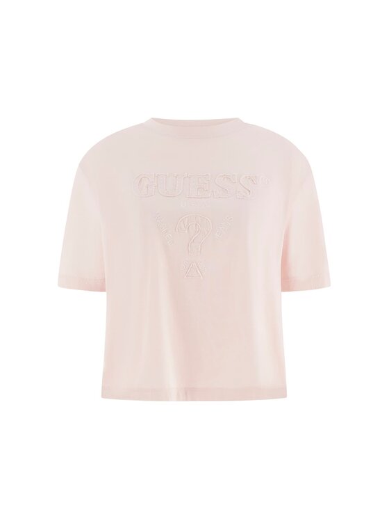 Guess Guess T-Shirt 181886 Różowy Classic Fit