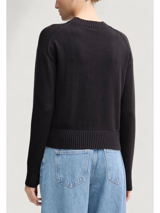 Calvin Klein Jeans Calvin Klein Jeans Светр CK EMBRO BADGE SWEAT Чорний Sweat Fit