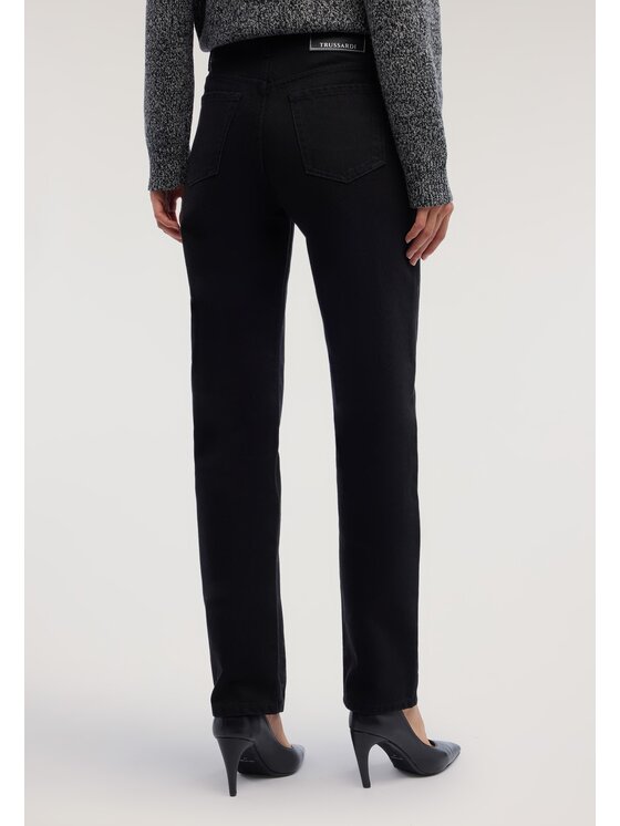 Trussardi Trussardi Spodnie materiałowe P7049100463N033 Czarny Regular Fit