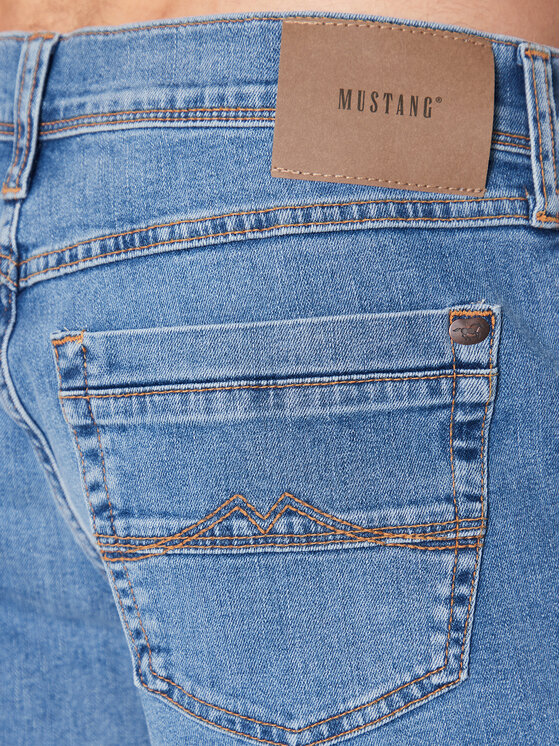 Mustang Mustang Jeansy Washington 1013657 Niebieski Slim Fit