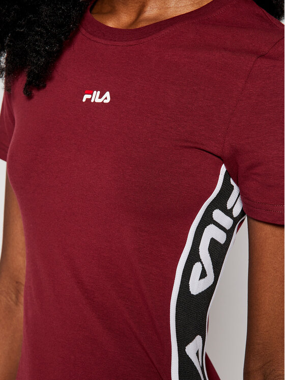 Fila Fila Každodenné šaty Taniel 687697 Bordová Slim Fit