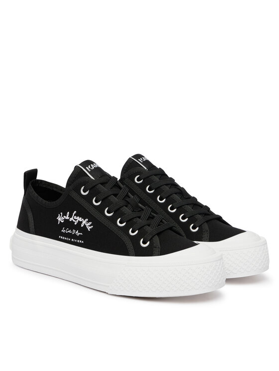 KARL LAGERFELD KARL LAGERFELD Teniși Kampus Max V KL60516 Negru