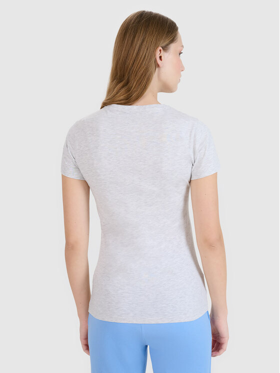 4F 4F T-Shirt NOS Szary jasny Slim Fit