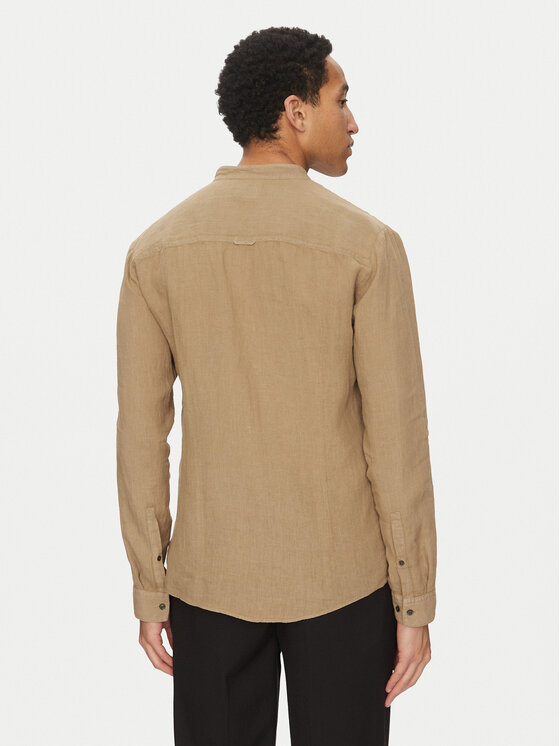 HUGO HUGO Cămașă Elvory 50490740 Bej Slim Fit