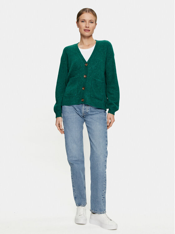 Cream Cream Kardigan Merle 10610140 Zielony Relaxed Fit