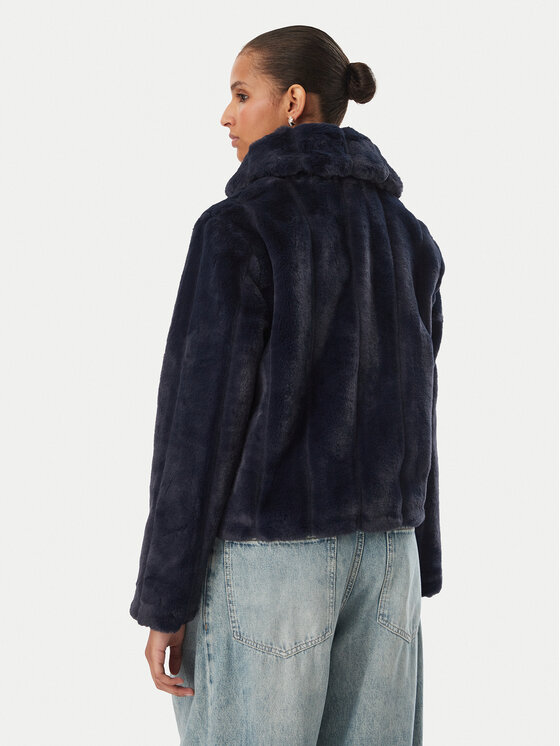 Guess Guess Шуба W0BL0N WDCH0 Cиній Regular Fit