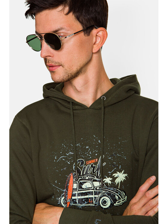 Lancerto Lancerto Bluza Wilder Zielony Regular Fit