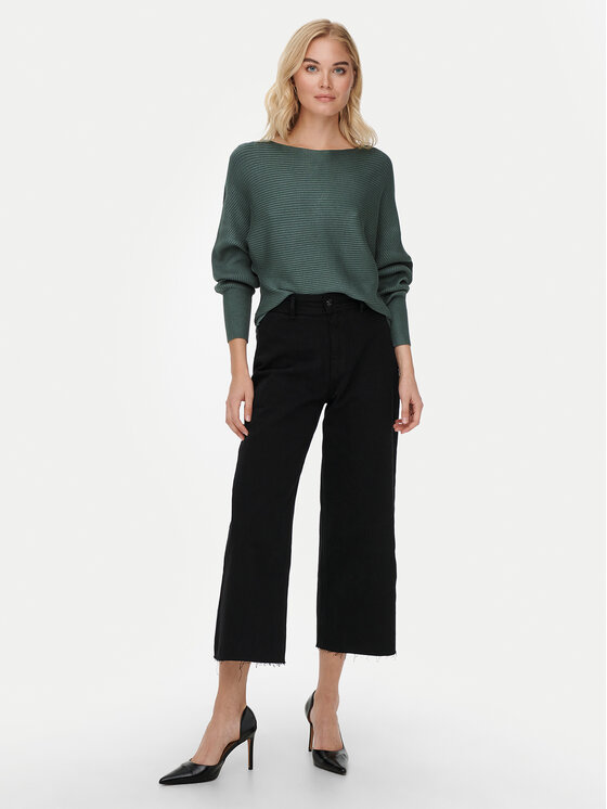 ONLY ONLY Пуловер Adaline 15226298 Зелен Relaxed Fit