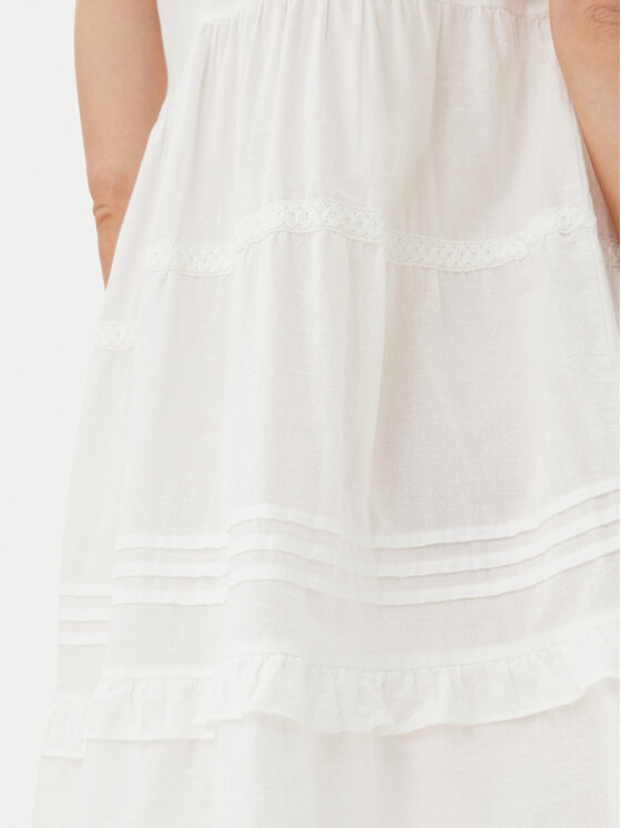 Vero Moda Vero Moda Vasarinė suknelė Pretty 10325236 Balta Regular Fit