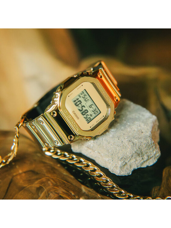 Casio Casio Hodinky GM-5600YMG-9ER Zlatá