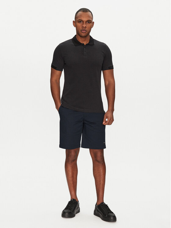 Emporio Armani Underwear Emporio Armani Underwear Тениска с яка и копчета EM000571 AF12330 UC001 Черен Regular Fit