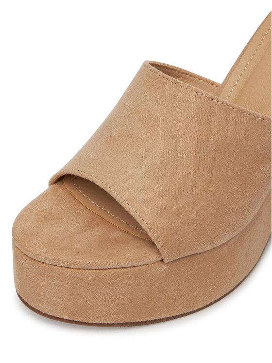 DeeZee DeeZee Klapki E8341-1 Beżowy
