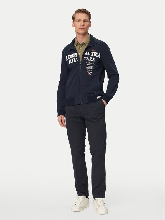Aeronautica Militare Aeronautica Militare Sweatshirt 261FE2105UF00683 Dunkelblau Regular Fit