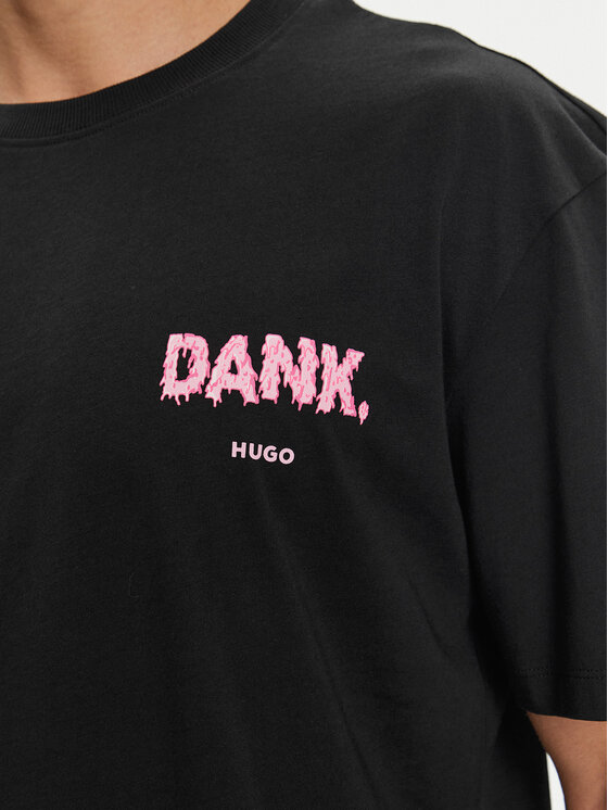 HUGO Hugo Majica Danckugo 50517645 Črna Relaxed Fit