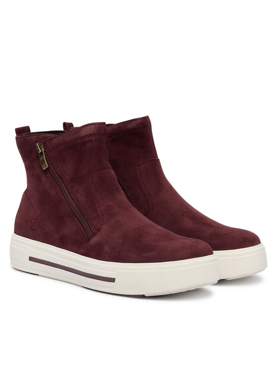 Caprice Caprice Botki 9-25451-45 Bordowy