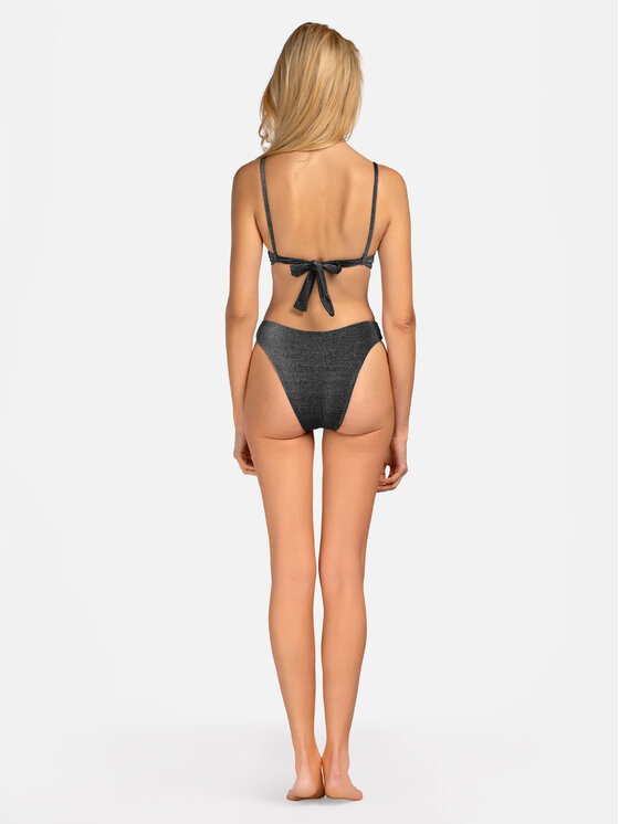Miss Lou Miss Lou Bikini pezzo sopra G-LG3-CZ Nero