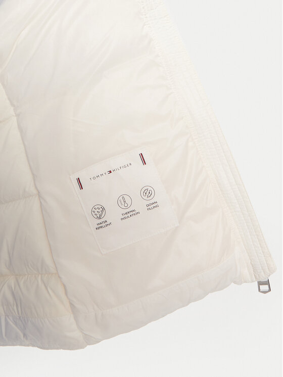 Tommy Hilfiger Tommy Hilfiger Pūkinė striukė WW0WW43520 Écru Regular Fit