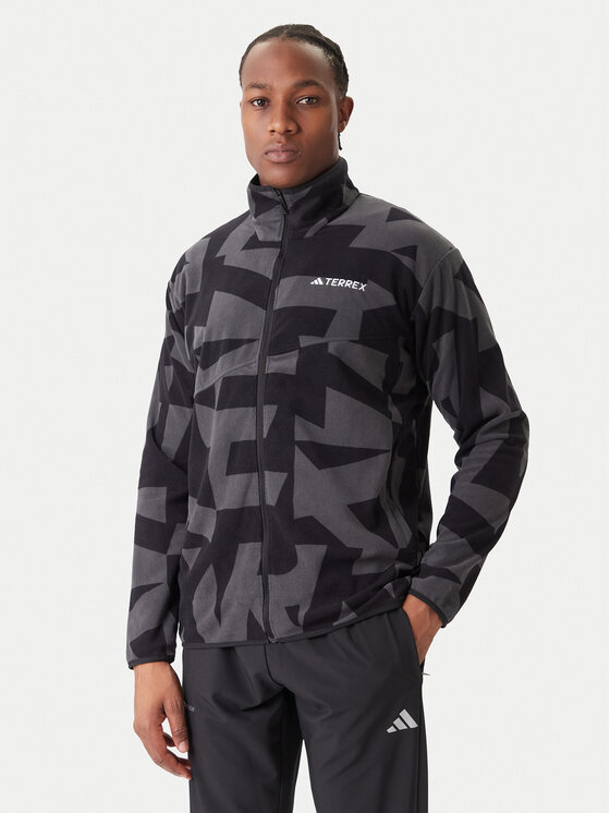 adidas adidas Fleece Terrex Multi Printed JY4814 Μαύρο Regular Fit