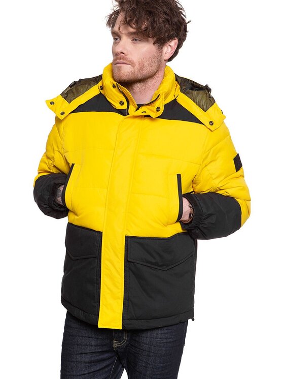 Lee Lee Giubbotto invernale MID PUFFER JACKET Giallo Regular Fit