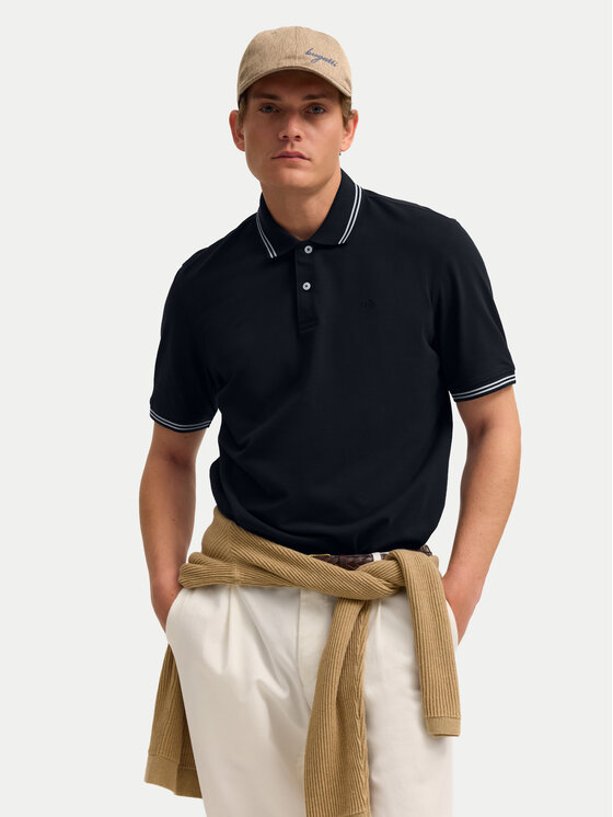 Bugatti Tricou polo 8150-15001E Bleumarin Regular Fit