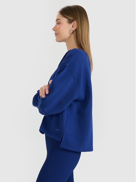 4F 4F Felpa 4FWSS25TSWSF1543-30S Blu Oversize