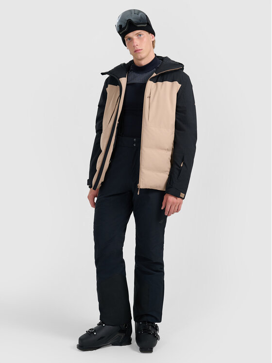 4F 4F Kurtka narciarska SKIWEAR Beżowy Regular Fit