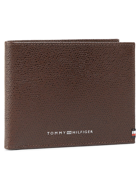 Tommy Hilfiger Tommy Hilfiger Duży Portfel Męski Business Cc Flap And Coin AM0AM06729 Brązowy