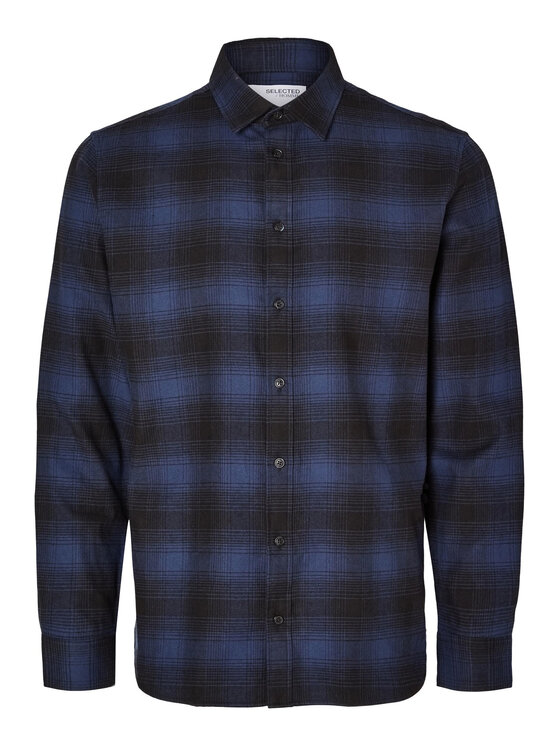 Selected Homme Selected Homme Košulja 16091358 Tamnoplava Slim Fit