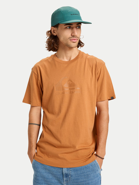 Quiksilver Quiksilver T-särk Ev Comp Logo EQYZT08182 Beež Regular Fit