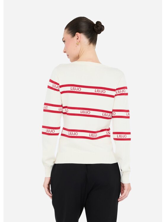Liu Jo Liu Jo Maglione TF5303MS63LC3752 Bianco Regular Fit