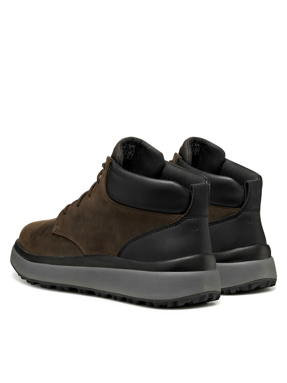 Geox Geox Schnürschuhe U Granito + Grip U56MSA 000FF C0196 Braun
