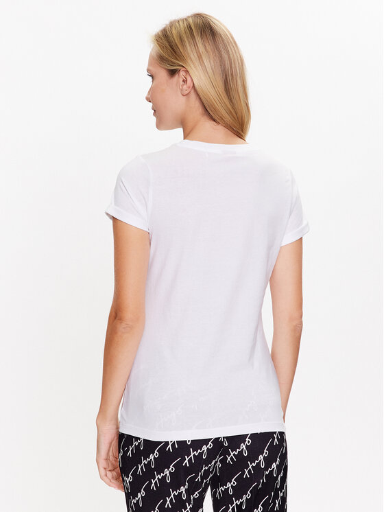 HUGO Hugo T-Shirt 50486327 Bílá Slim Fit