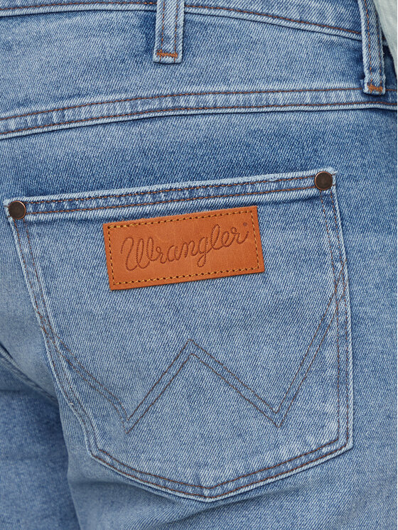 Wrangler Wrangler Jeansy Larston Niebieski Slim Tapered Fit