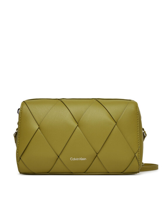 Geantă Calvin Klein Ck Woven Camera Bag K60K613002 Verde
