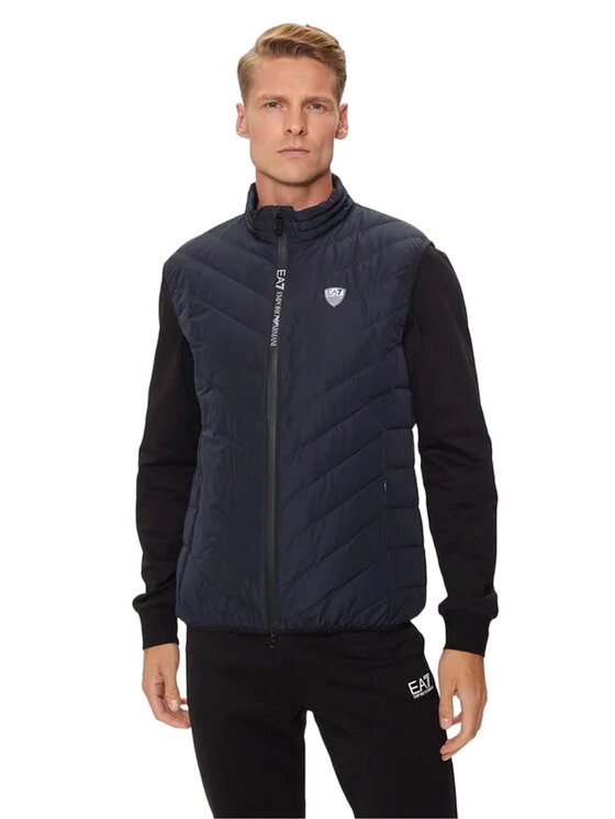 EA7 Emporio Armani EA7 Emporio Armani Gilet Gilet Blu scuro Regular Fit
