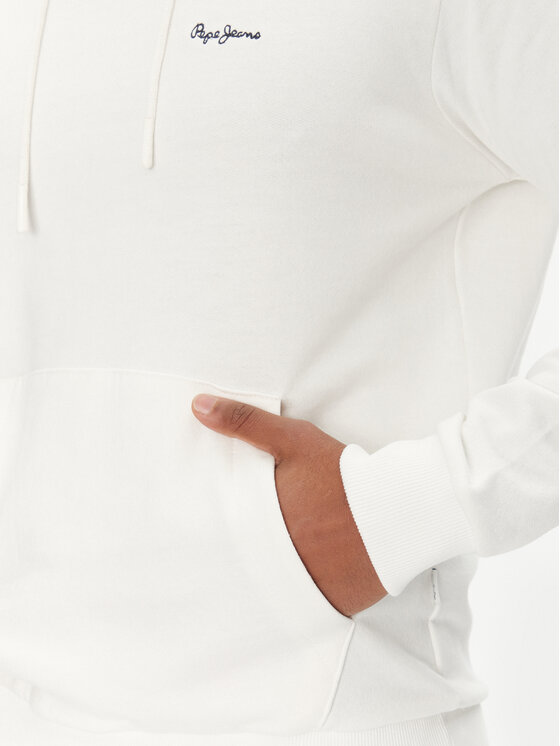 Pepe Jeans Pepe Jeans Bluza Essential PM582839 Biały Regular Fit