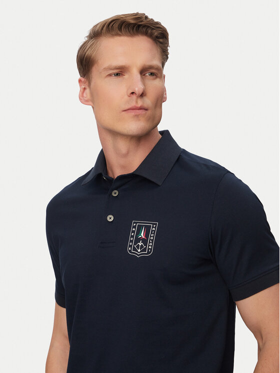 Aeronautica Militare Aeronautica Militare Polo majica 261PO1917UJ00682 Mornarsko modra Regular Fit