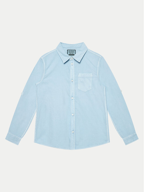 Guess Guess Marškiniai L4YH00 W9CL0 Mėlyna Regular Fit